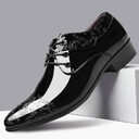 Glossy Men's Business Formal Shoes Fashion Casual