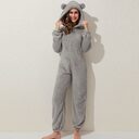 Thickened plush hoodie
