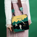 Vintage Velvet Bag Canvas Embroidery Messenger Women