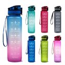 Plastic bottle frosted gradient bouncing cup water sports