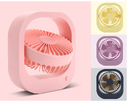 USB Desk Fan Portable Desktop Table With 2