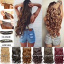 European and American wig female five card piece