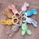 Lotus Hand Hook Wool Ball Color Crochet Wood
