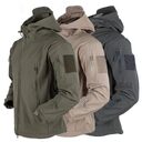Soft Shell Jacket Men Windproof Hooded