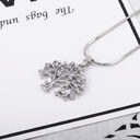 Big Tree Of Life Pendant Necklaces Drilling CZ