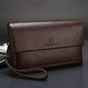 Paul genuine leather man bag business hand men