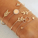 Arrow Leaf Bracelet Five Piece