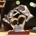 Hand Heart-shaped Crystal Figurines Home Decor Accessorie Decoration