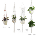 Hand-knitted Hanging Flowerpot Net Bag
