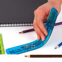 Plastic ruler 30cm soft
