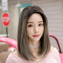 Wig in the long straight hair fashion realistic