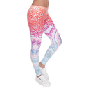 Printed thin pencil feet pants stretch big ladies