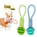 Dog Toys Balls Interactive Treat Rope Rubber Leaking