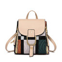Women Grid Backpacks Female School Bag Girls Travel