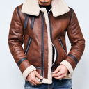 Men's Jacket Winter Highneck Warm Fur Liner Lapel