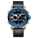 Men Sport Watches Men's Leather Digital Army Military