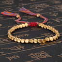 Handmade Tibetan Buddhist Bracelets On Hand Braided Copper
