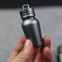 Outdoor medicine bottle Aluminum alloy survival pills full