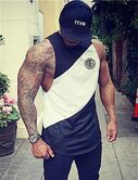 Hooded Mens Bodybuilding Tank