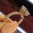 Fashion Women Jewelry Ring Elegant Crystal Rhinestones