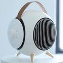 Household heater with movable air