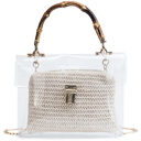 Women Purse Bamboo knot woven bag