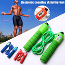 Skipping Rope With Counter Adjustable Length Wear-resistant Foam