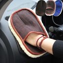 Car type soft hair wash cleaning gloves motorcycle