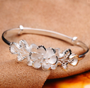 Sweet Bauhinia Adjustable Bracelet Woman Flower Vera