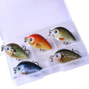 Mini Crankbait fishing lures 2.7CM 1.5G bait boxed
