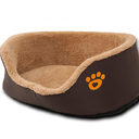 Soft Warm Wool Dog Bed Round Shape Pet