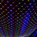 Christmas led lights string outdoor waterproof fishnet full