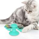 New Windmill Cat Toys Cute Rotating Interactive Toy