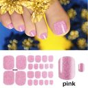 22 Nail Art Stickers Solid Color Green Onion