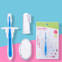 Silicone Baby Toothbrush Kids Teether Training Tool Clear