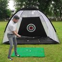 Golf Practice Net Tent Hitting Cage Garden Grassland