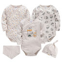 Cartoon long sleeve newborn baby boy Bodysuit