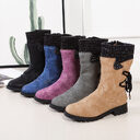 Women Winter Boots Mid-Calf Snow