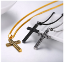 316L stainless steel gold plated christianity jewelry unique