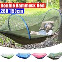 2 Person Portable Outdoor Mosquito Parachute Hammock