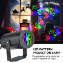 Christmas Pattern LED Laser Projector Colorful Rotating