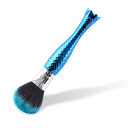 Single makeup brush tool blue