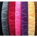 Car plush steering wheel cover
