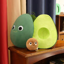 Cute Fruit Avocado Plush Toy Stuffed Doll Baby