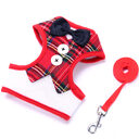 Dog leashes Small Teddy vest-style bow evening dress