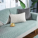 Thicken Plush Quilted Sofa Towel Universal Sectional Cover