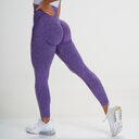 Knitted Buttocks Wicking Yoga Pants