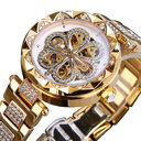 Forsining Mechanical Automatic Ladies Watches Luxury Rhinestone Female