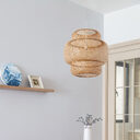 Nordic Bamboo Weaving B&B Inn Art Chandelier