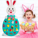 Easter Kids DIY Felt Bunny Pendants Toy